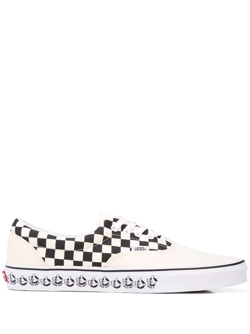 checkered sneakers - 1