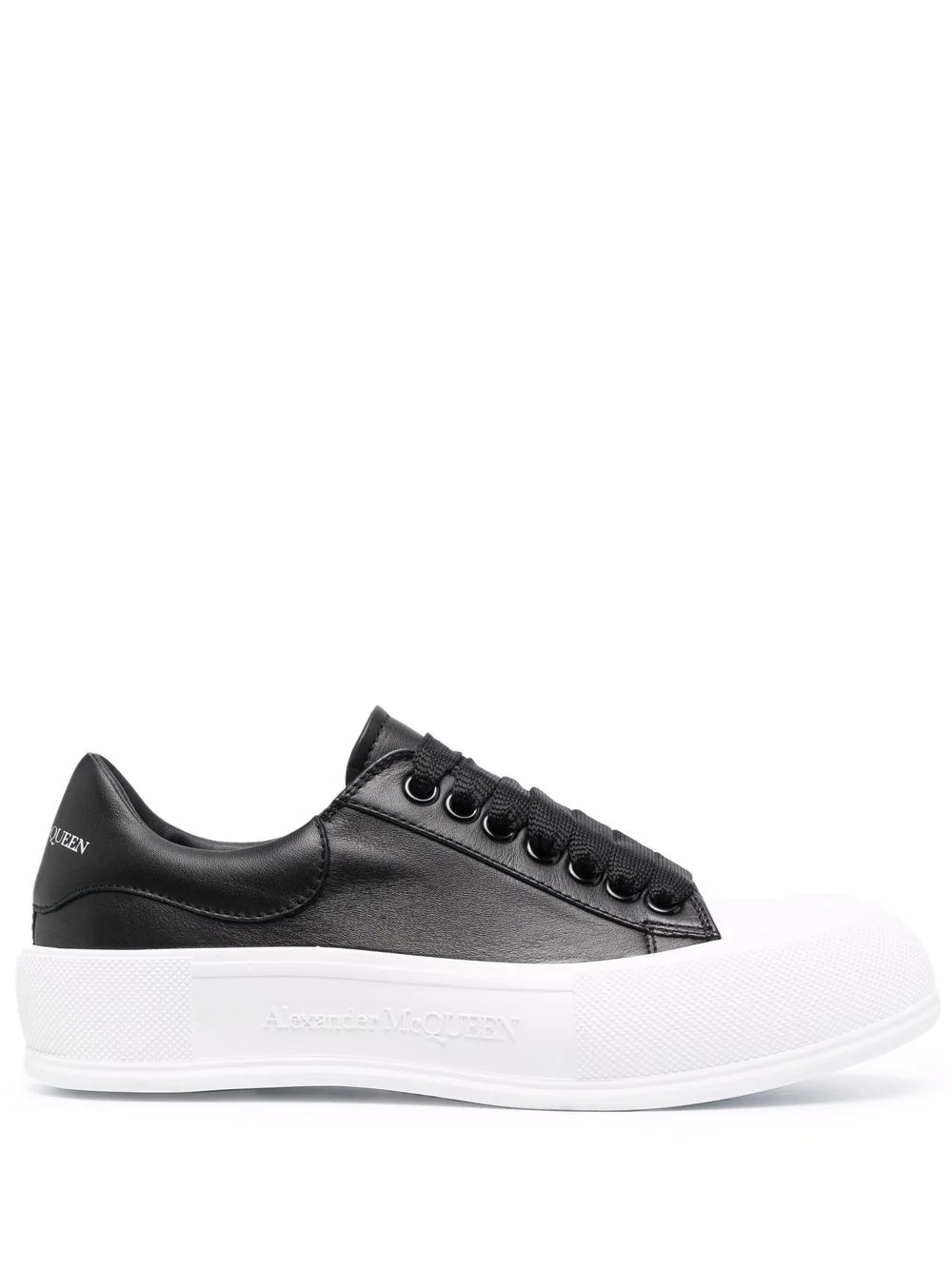 logo-print low-top sneakers - 1