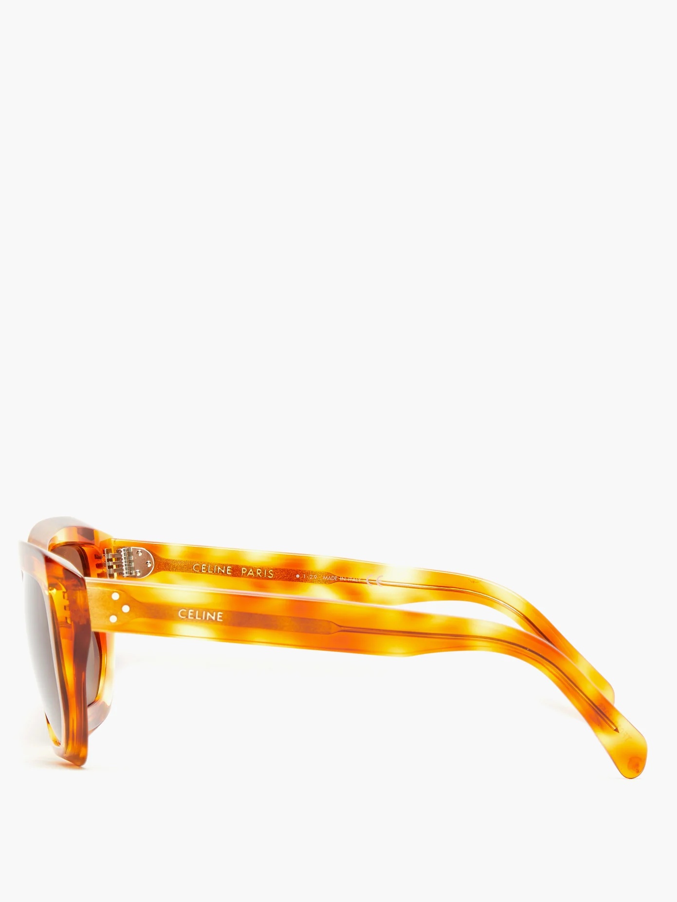 Oversized D-frame acetate sunglasses - 4