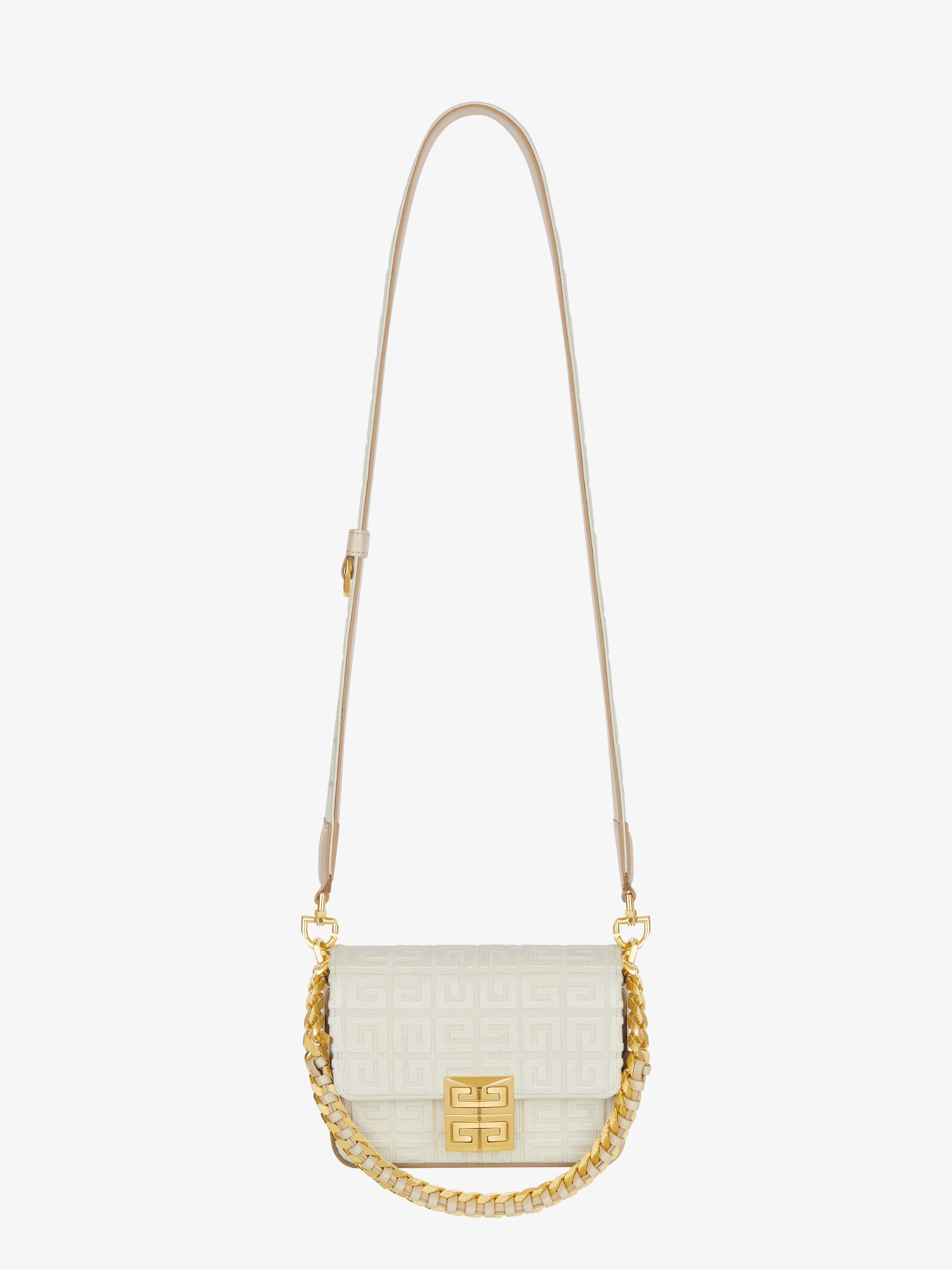 SMALL 4G BAG IN 4G EMBROIDERY WITH CHAIN - 3