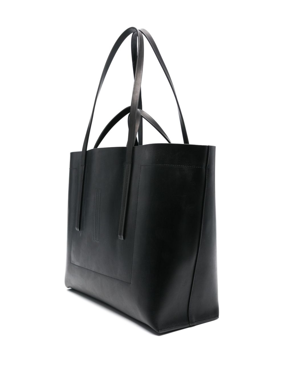 leather tote bag - 2