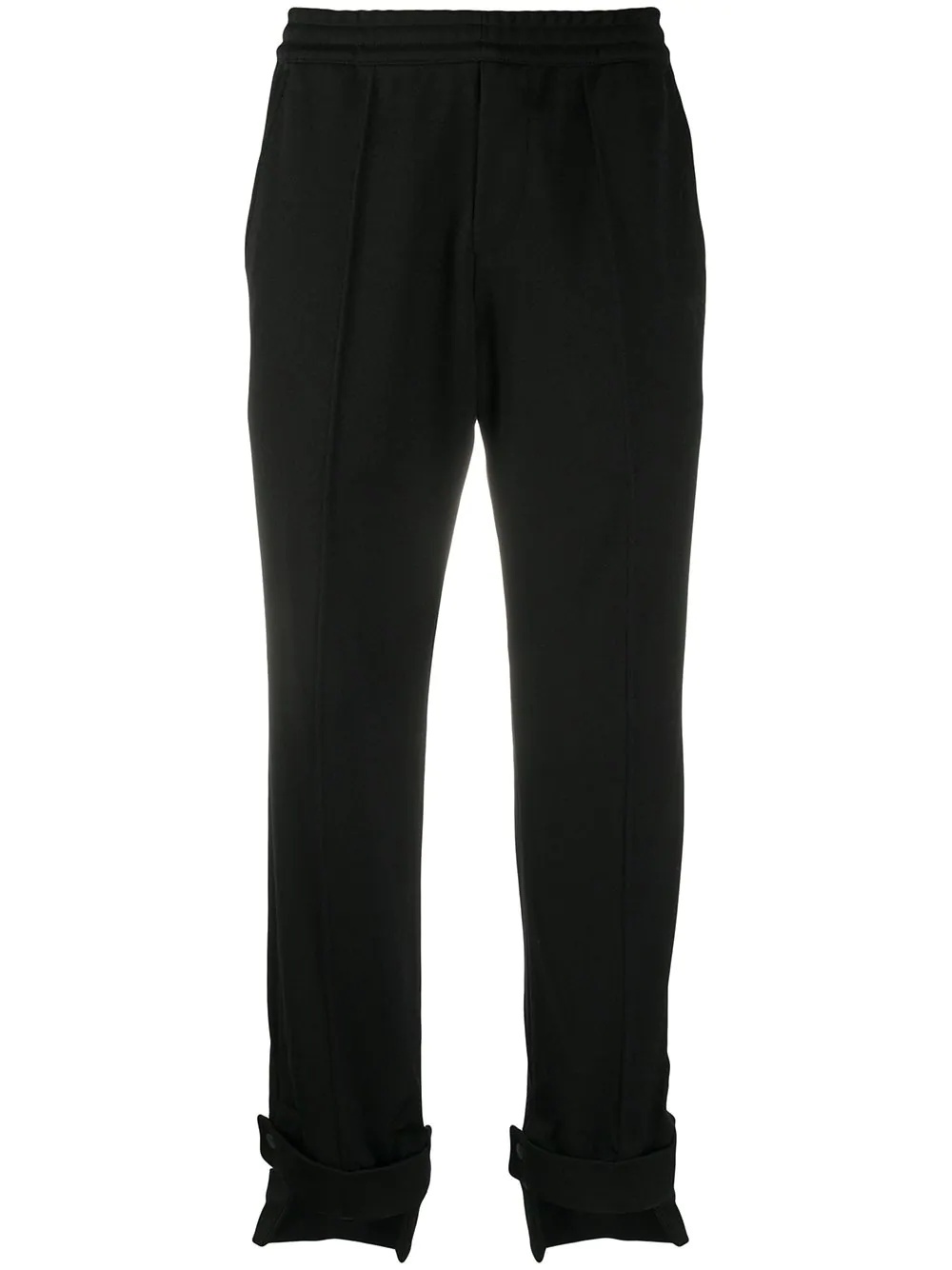 tailored cuffed track pants - 1