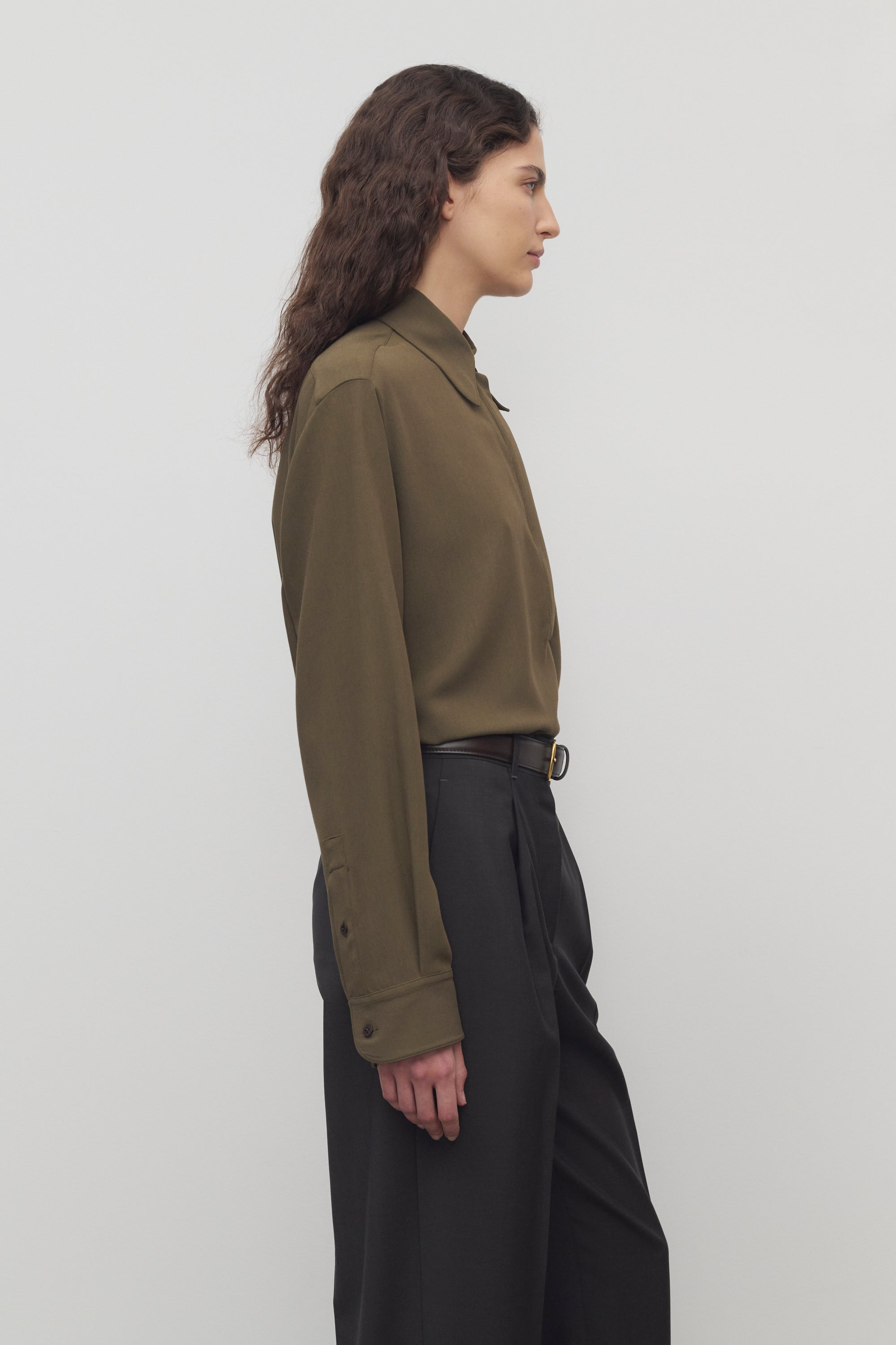 Jana Shirt in Viscose and Silk - 4