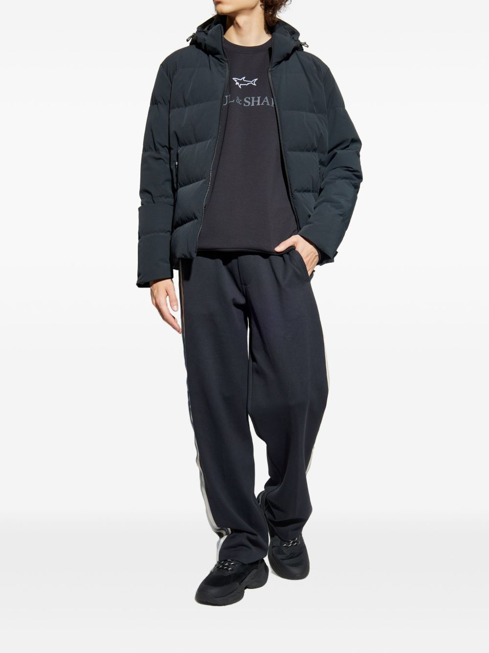 hooded padded jacket - 2