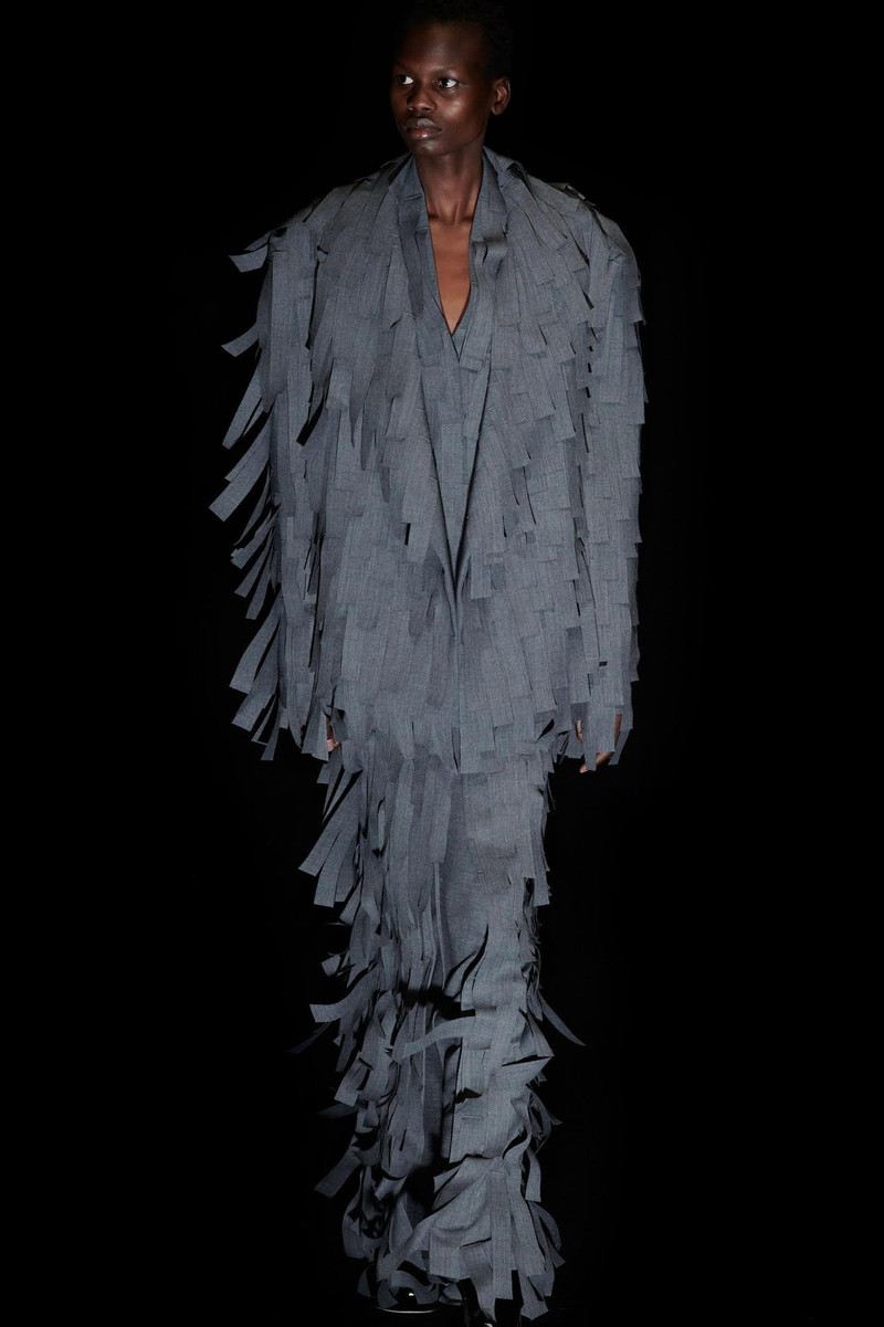 MULTI RECTANGLE TAILORED JACKET GREY - PRE-ORDER 7