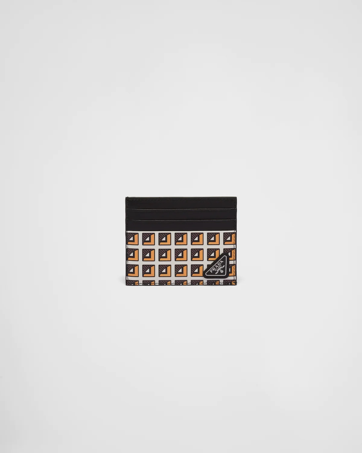 Printed leather card holder - 1