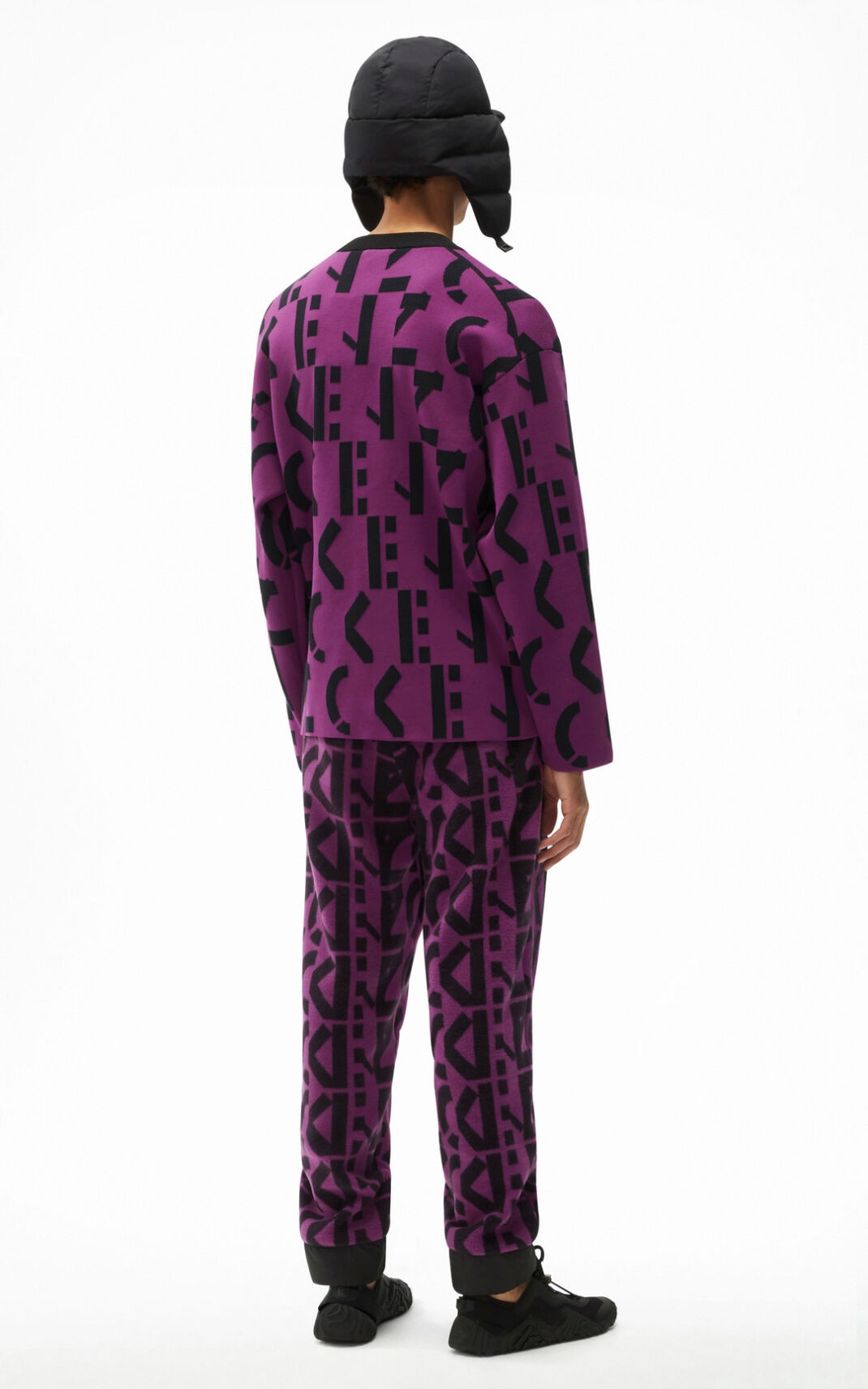 KENZO Sport oversize monogram jumper - 4