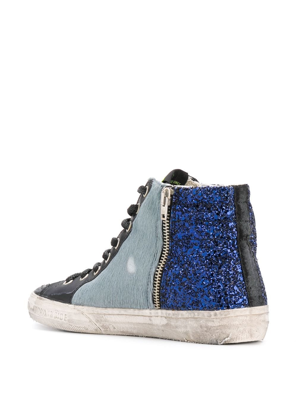 Slide glitter high-top sneakers - 3