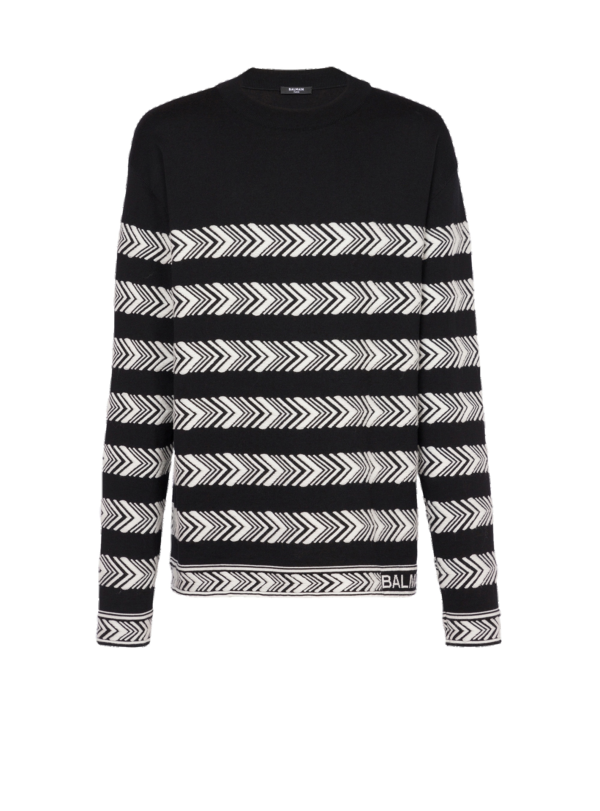 Chevron wool sweater - 1