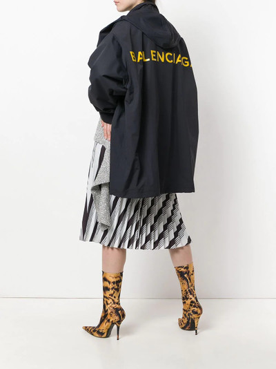 BALENCIAGA oversized raincoat outlook