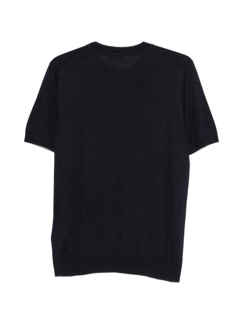 LARDINI knitted short-sleeve T-shirt outlook