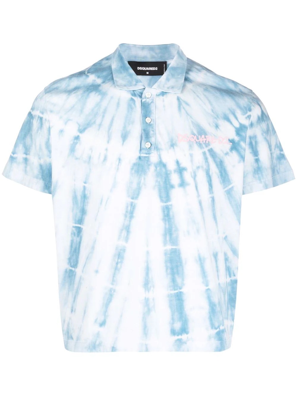 tie-dye polo shirt - 1