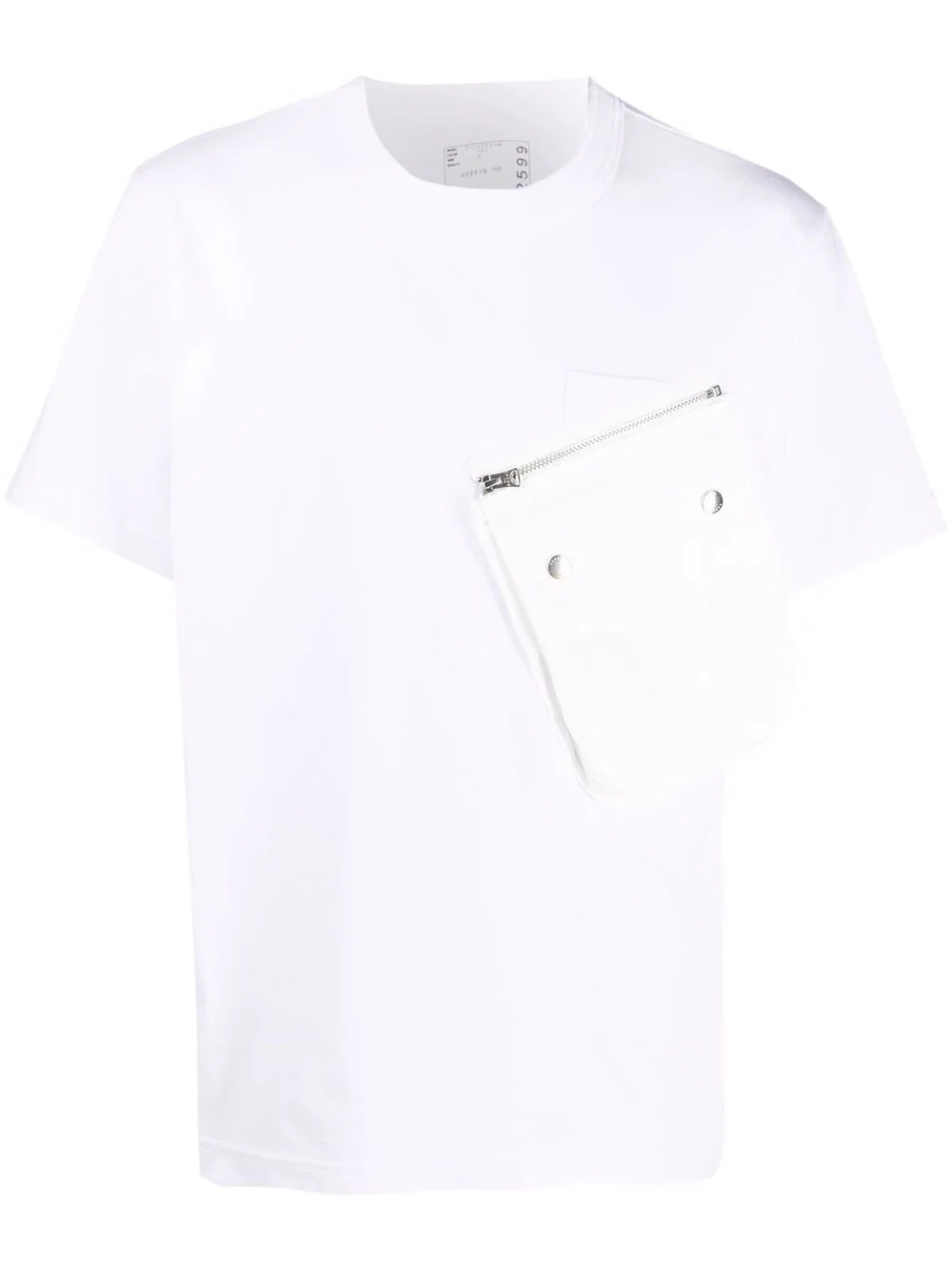 oversize flap pocket T-shirt - 1