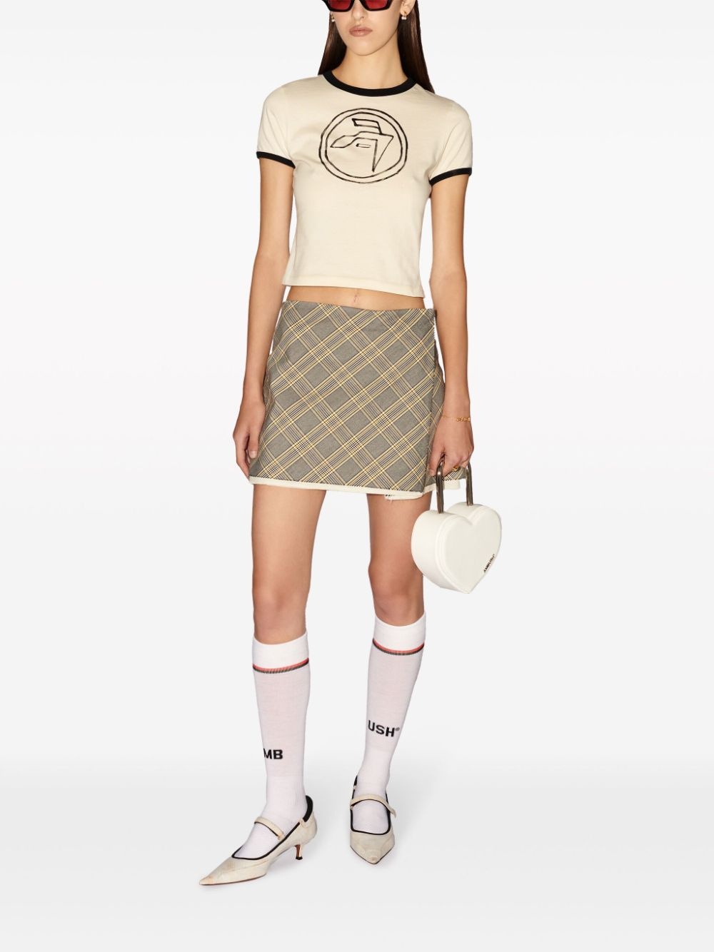 hand-print organic cotton T-shirt - 2