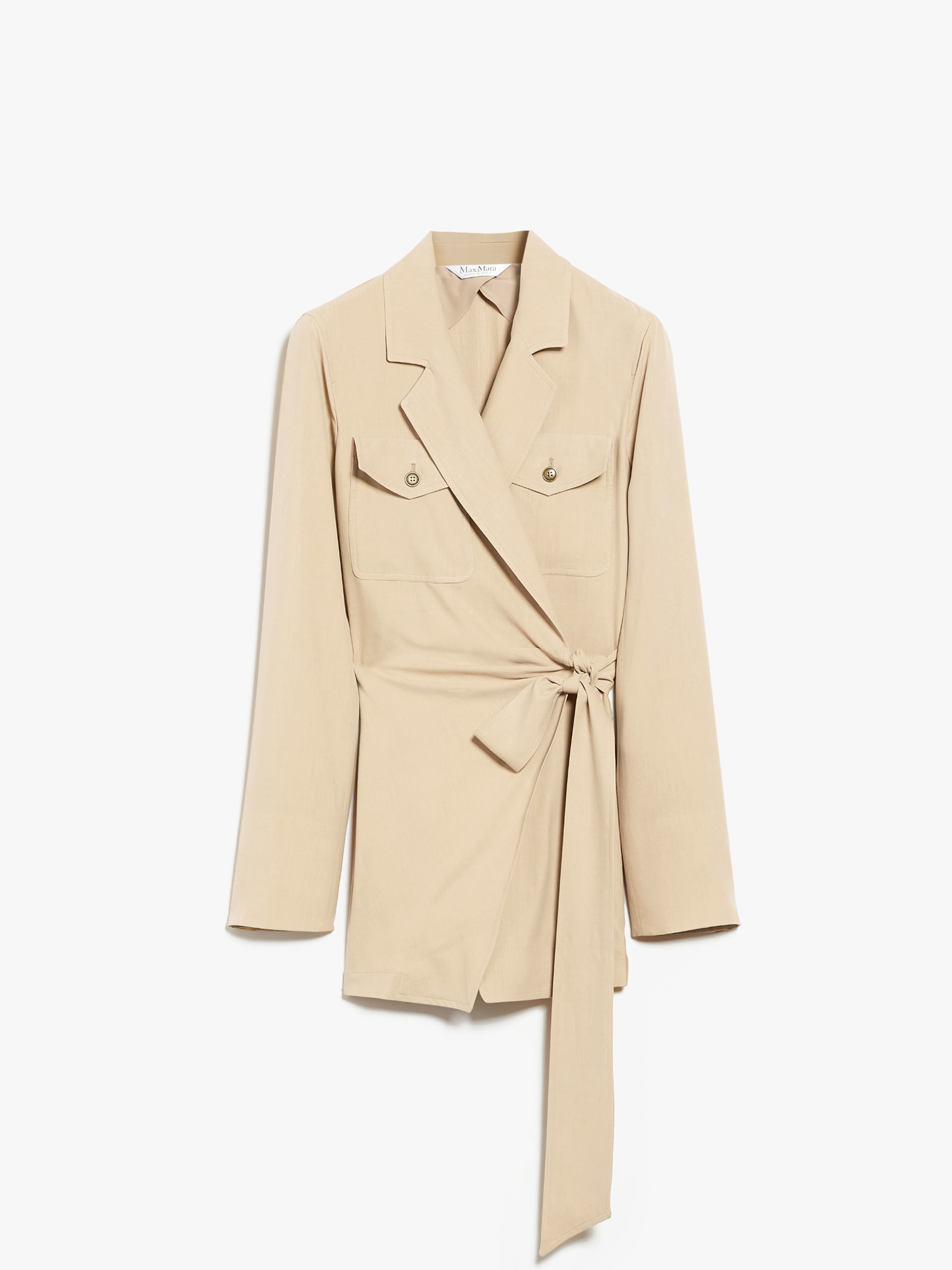 MAX MARA｜JACKETS (FLEUR (10410232 017 / 10410232600 017 Max Mara FLEUR Silk canvas jacket | REVERSIBLE