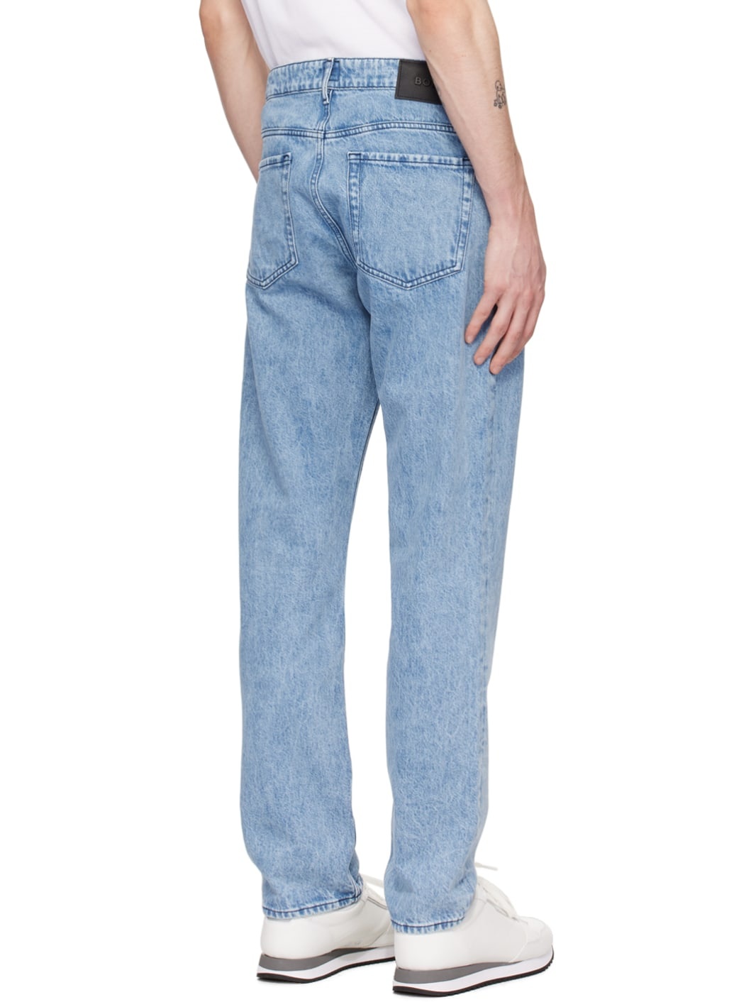 Blue Relaxed-Fit Jeans - 3