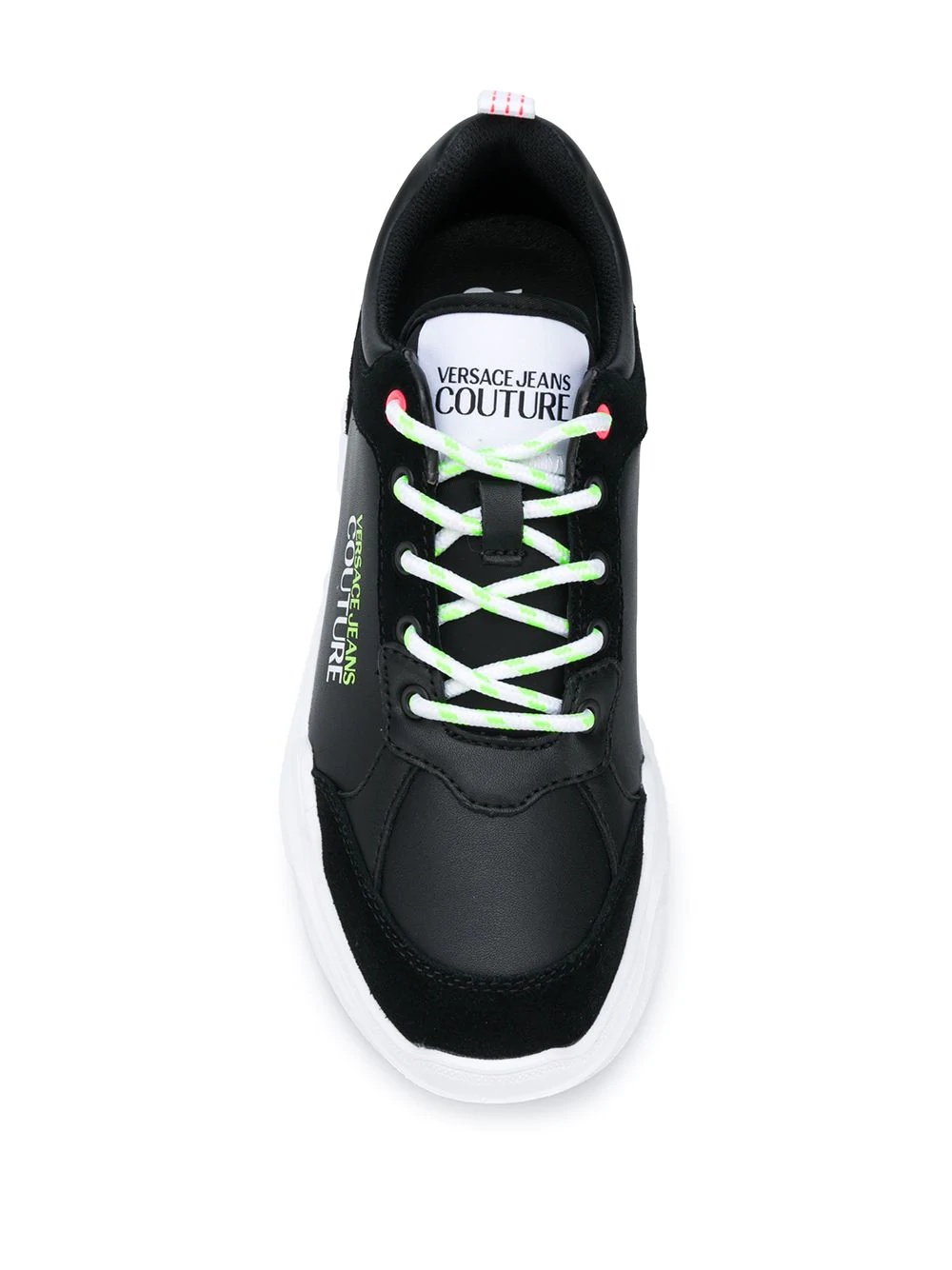 side logo print sneakers - 4