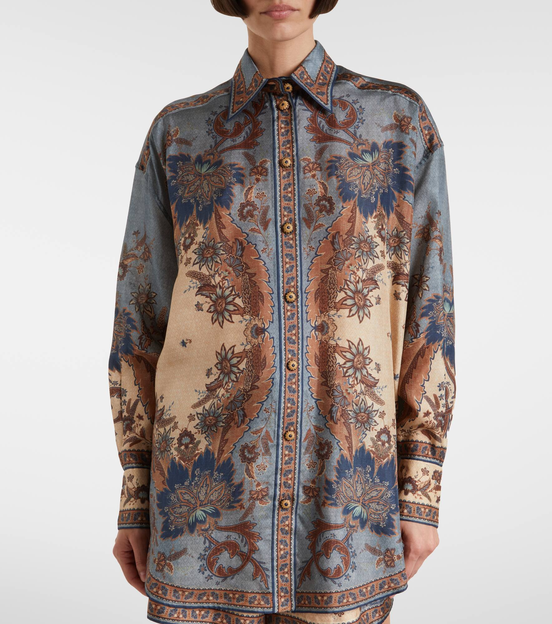Paisley silk shirt - 6