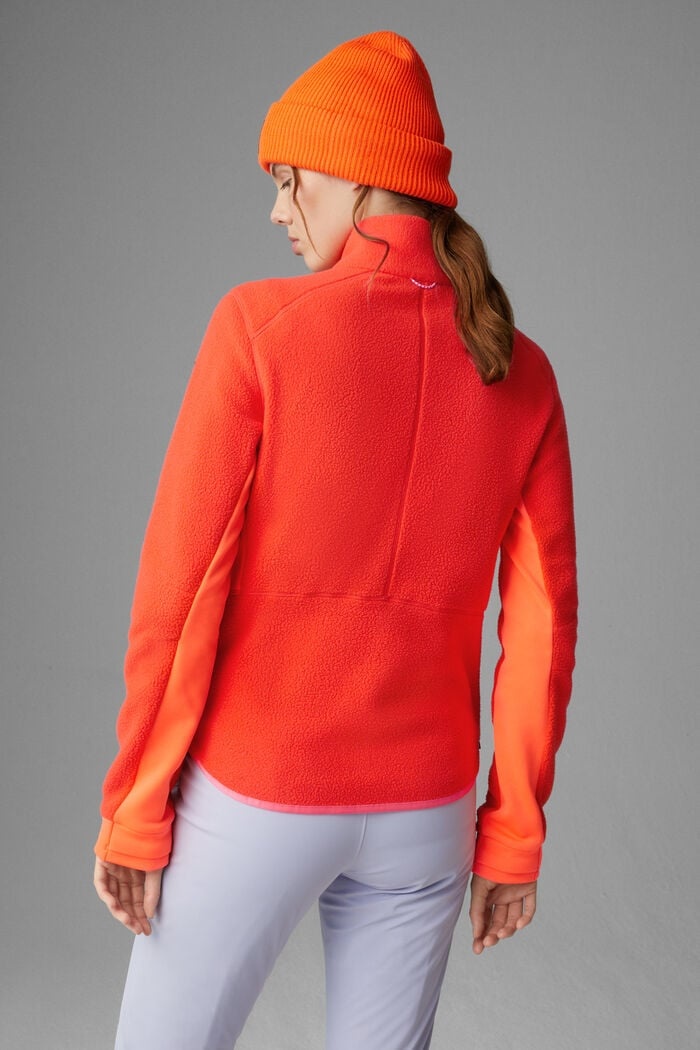 Lexi Fleece mid layer in Orange - 3