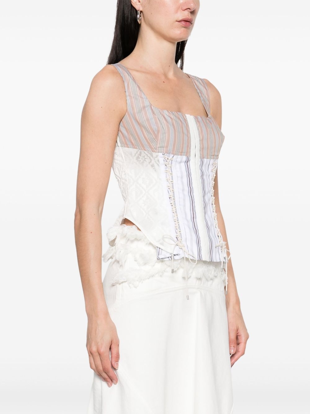 Regenerated striped top - 3