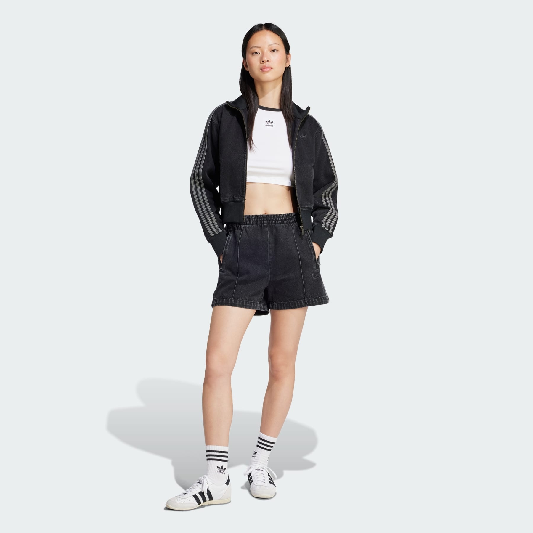 Adicolor Denim Firebird Shorts - 4