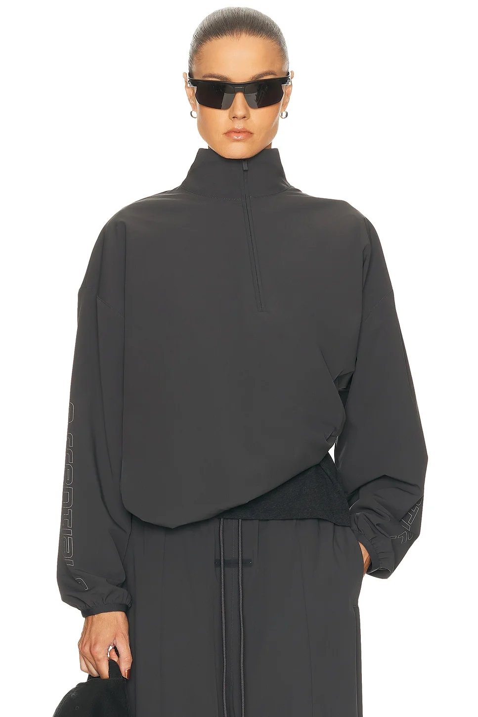 Half Zip Pullover Sweatshirt - 1