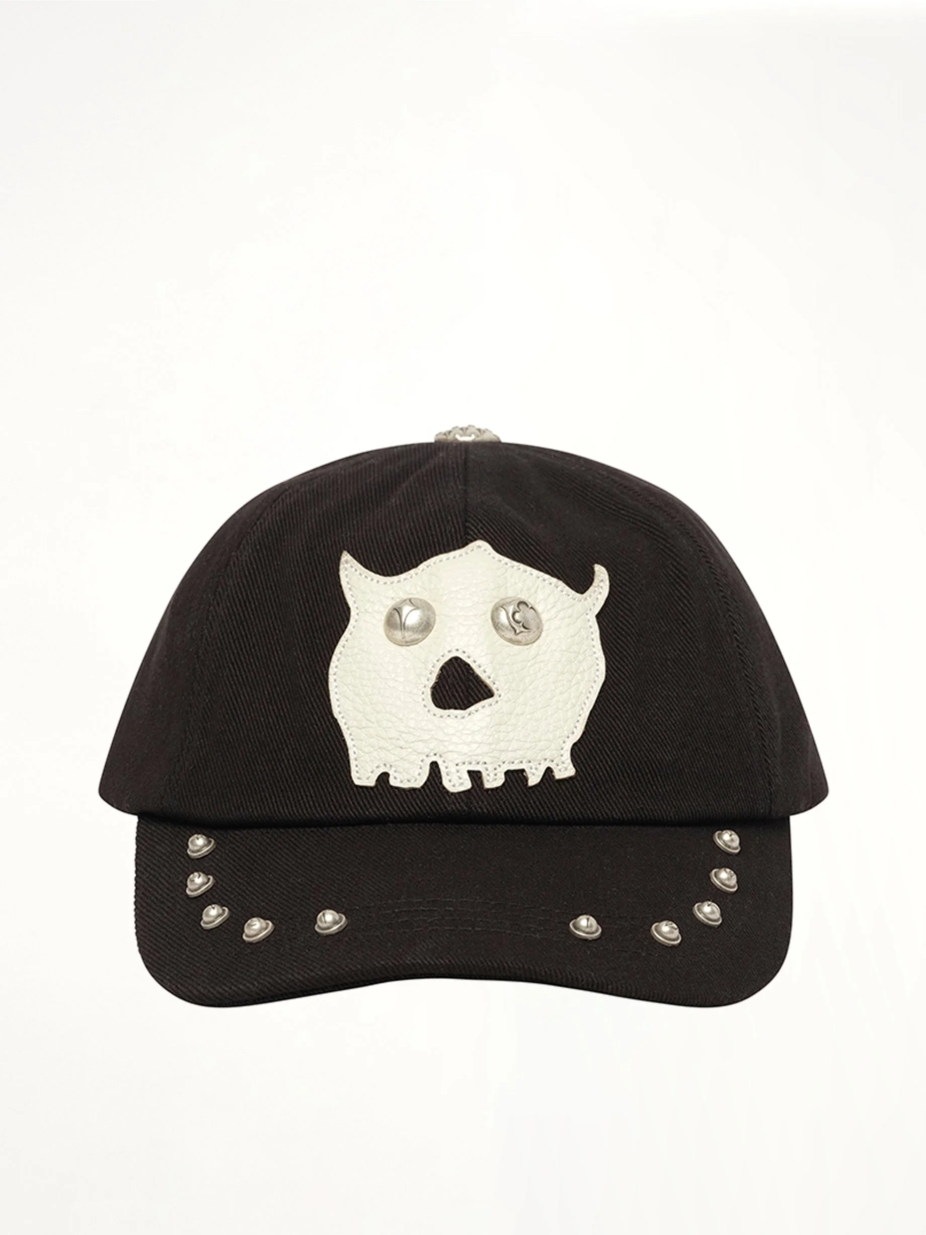 TC Skull Cotton Cap in Black - 1