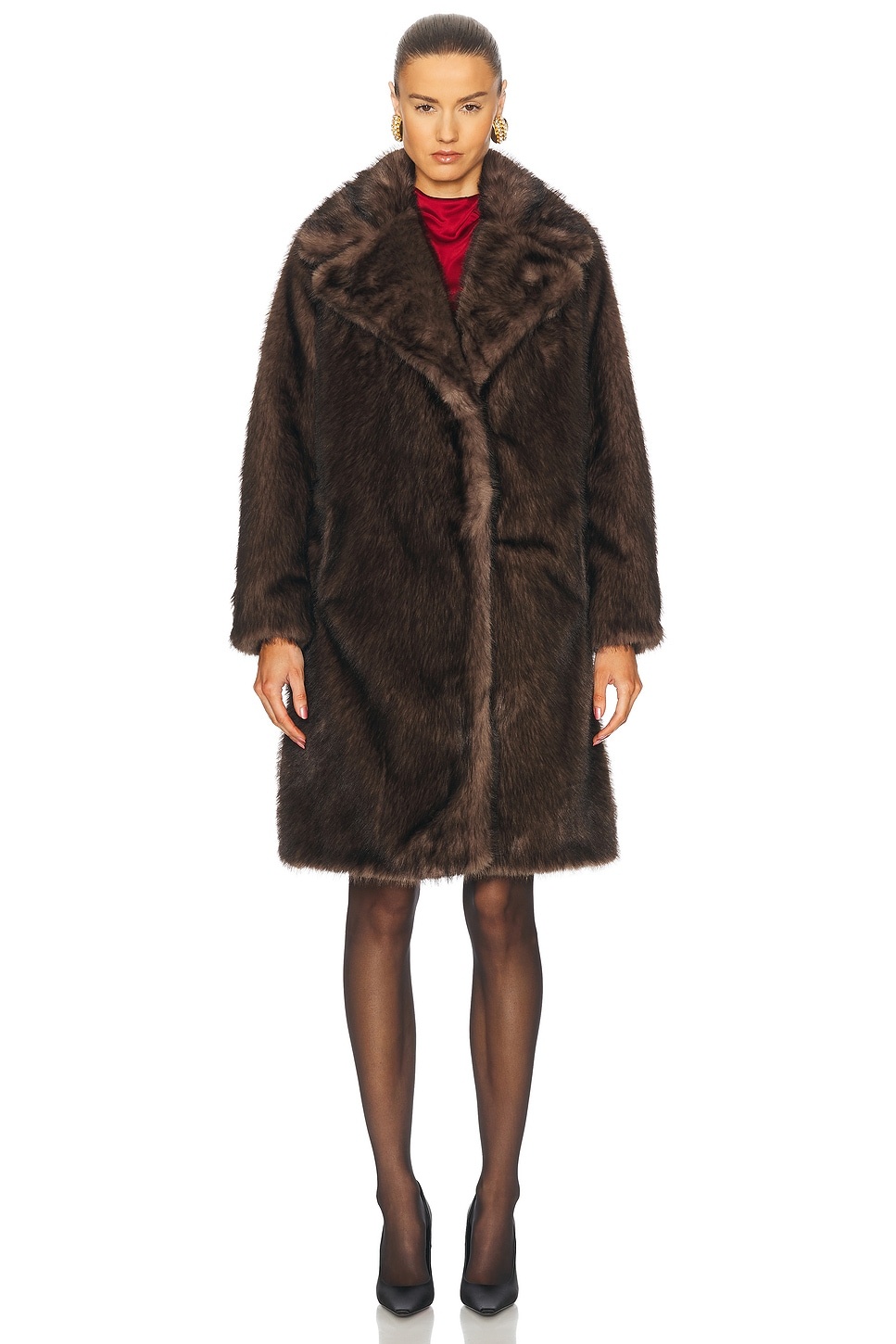 Evita Faux Fur Coat - 2