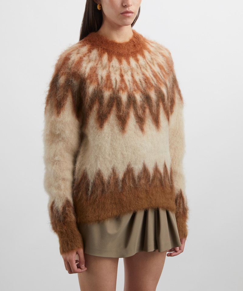 Isabel Marant Natania Fair Isle Jumper outlook
