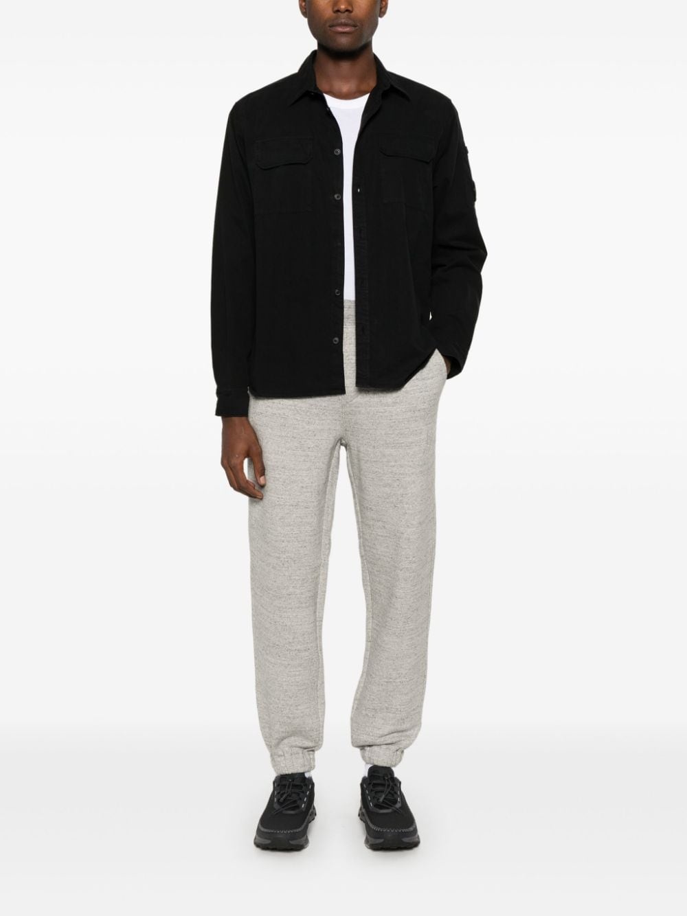 logo-embroidered track trousers - 2