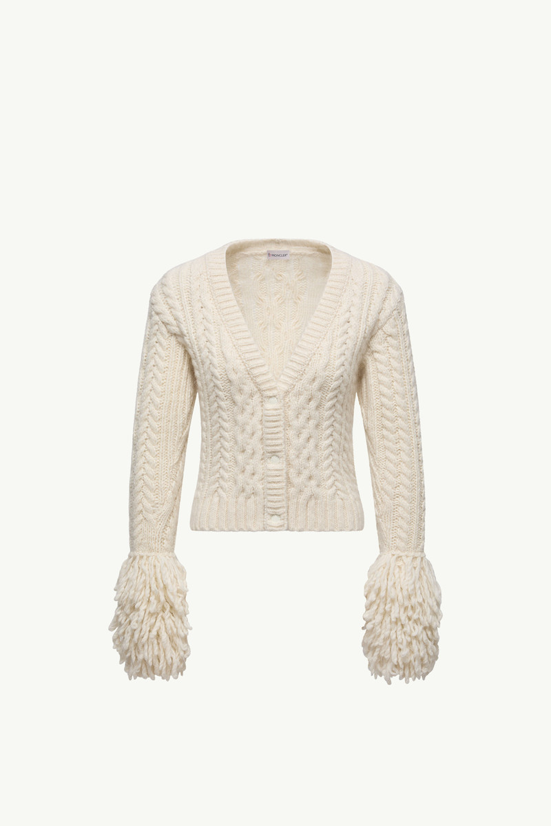 Alpaca Blend V-Neck Cardigan 1