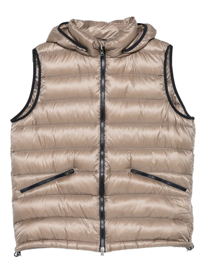 hooded padded gilet 1