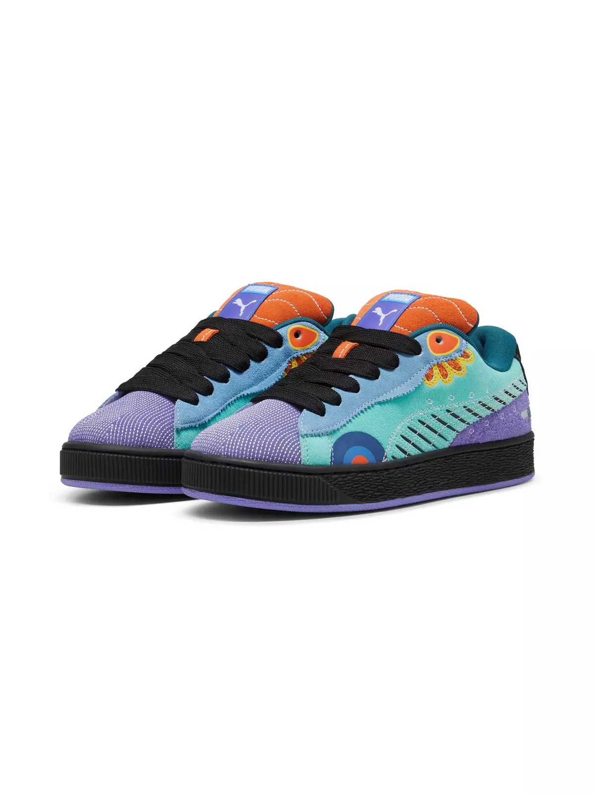 PUMA Suede XL DDLM "Mint/Dark Amethyst" Men's Shoe - 3
