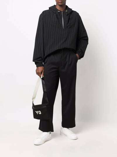 Y-3 cropped straight-leg trousers outlook