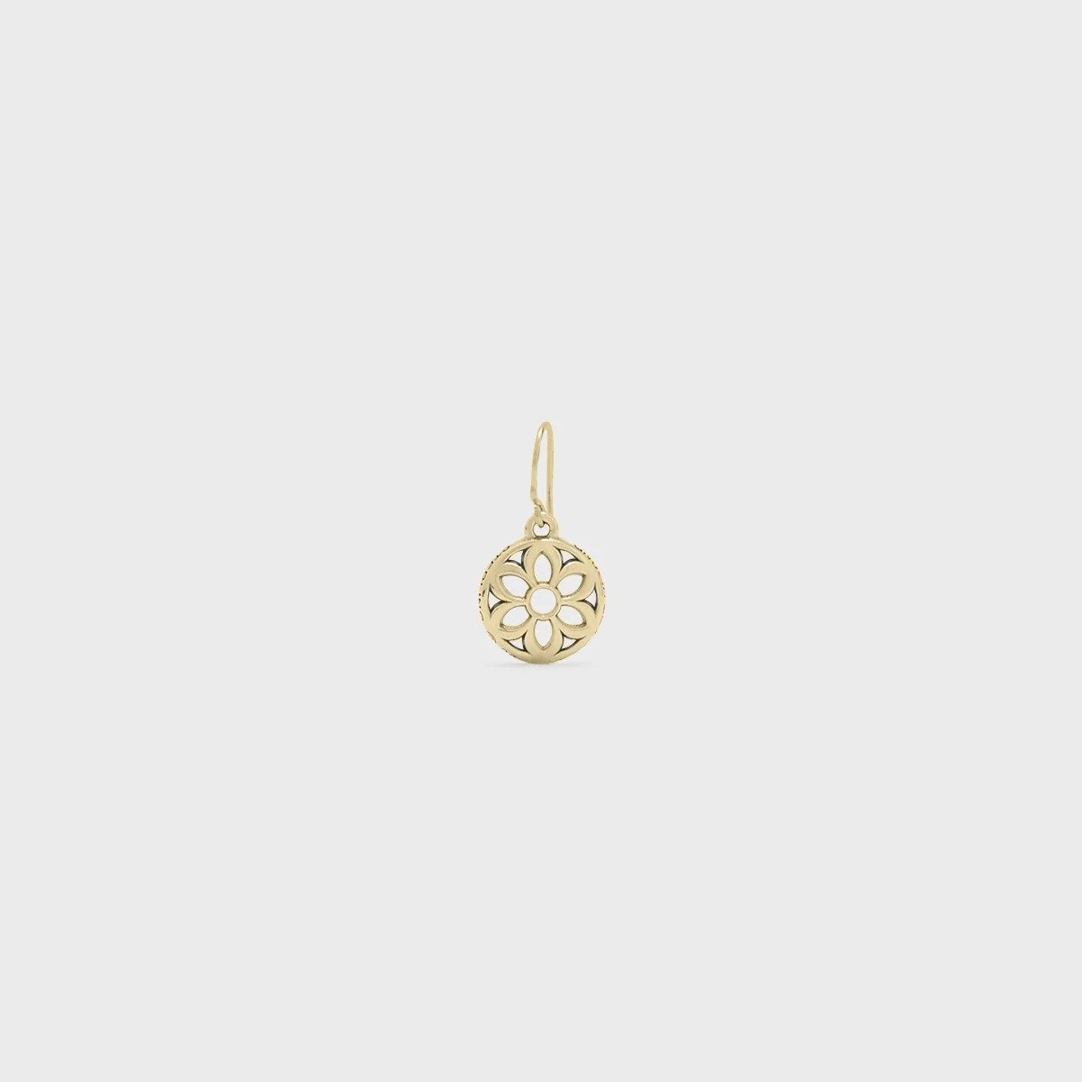 EY-ROS-STA GOOD ART HLYWD Rosette Station Earring - Gold - 1