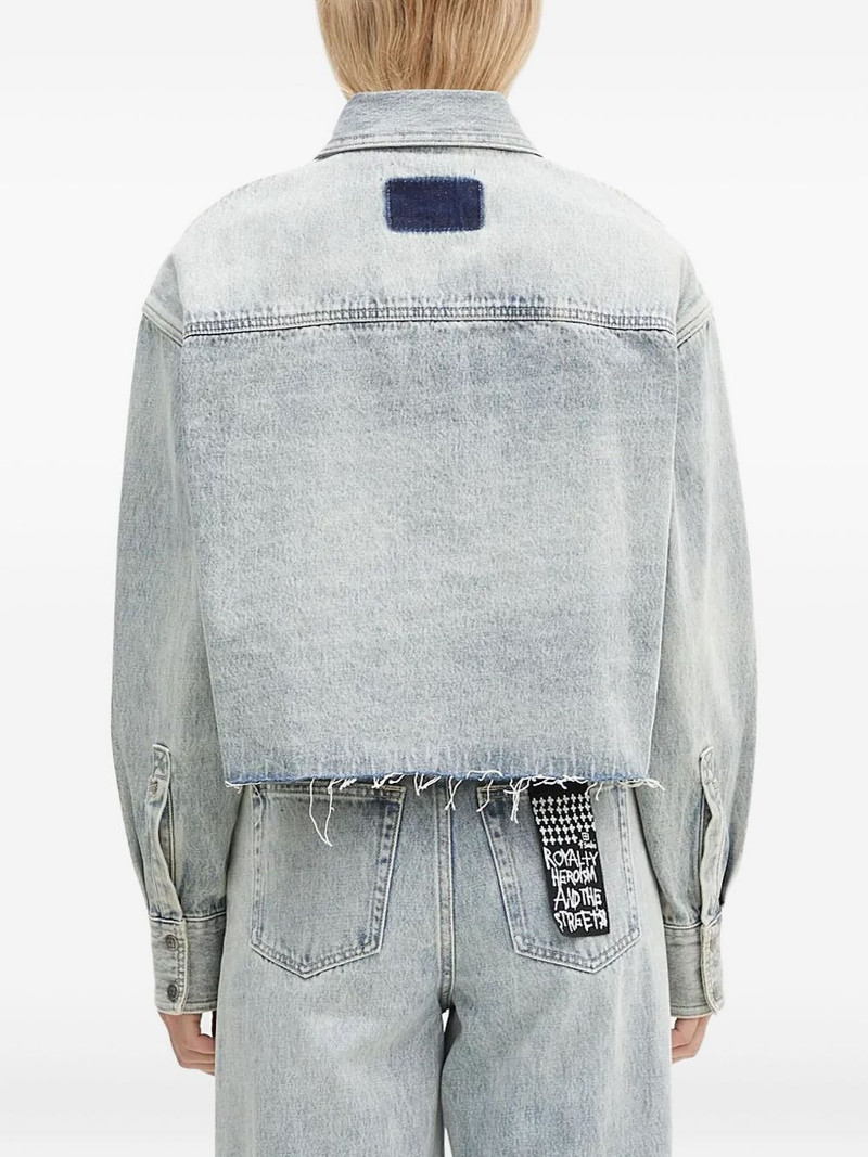 Cutaway Ls Worn denim shirt 3