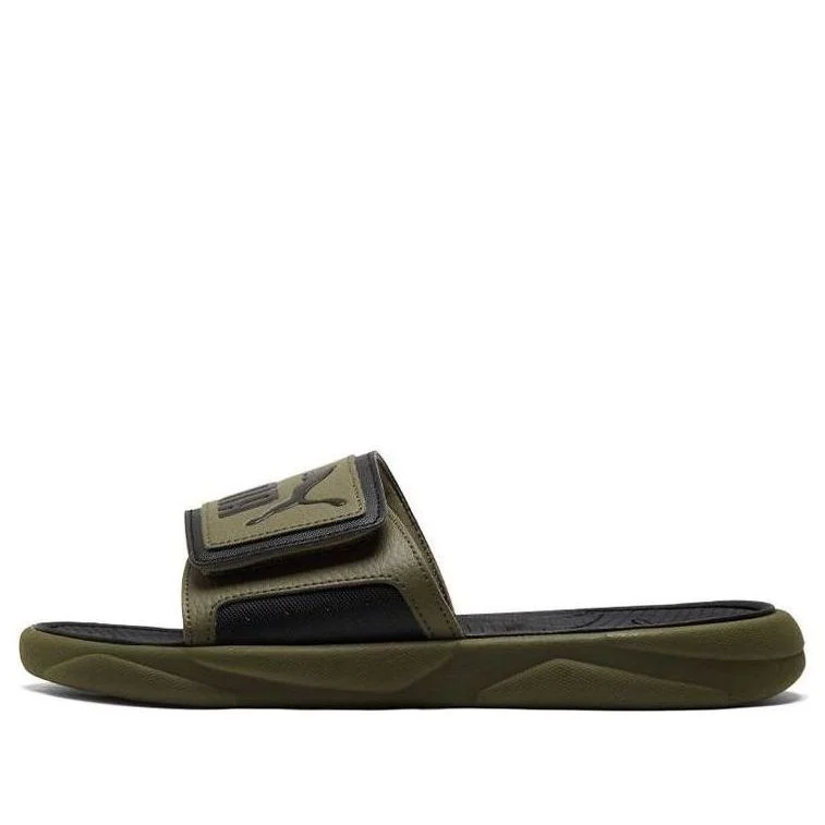 PUMA Royalcat Comfort Slides 'Dark Green Moss' 372280-14 - 1