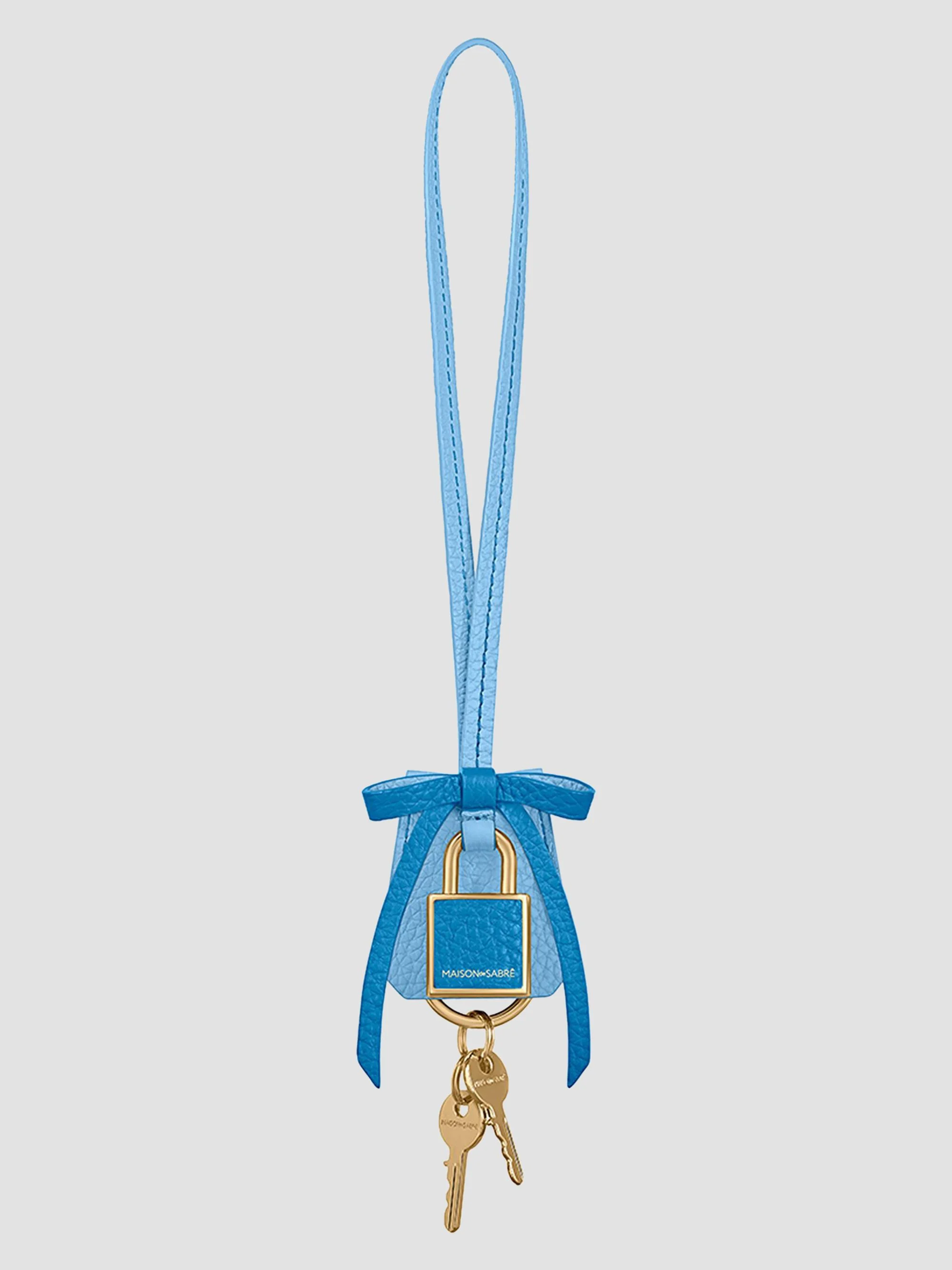 Women's The Bow Padlock Charm - Sky Lapis - 1
