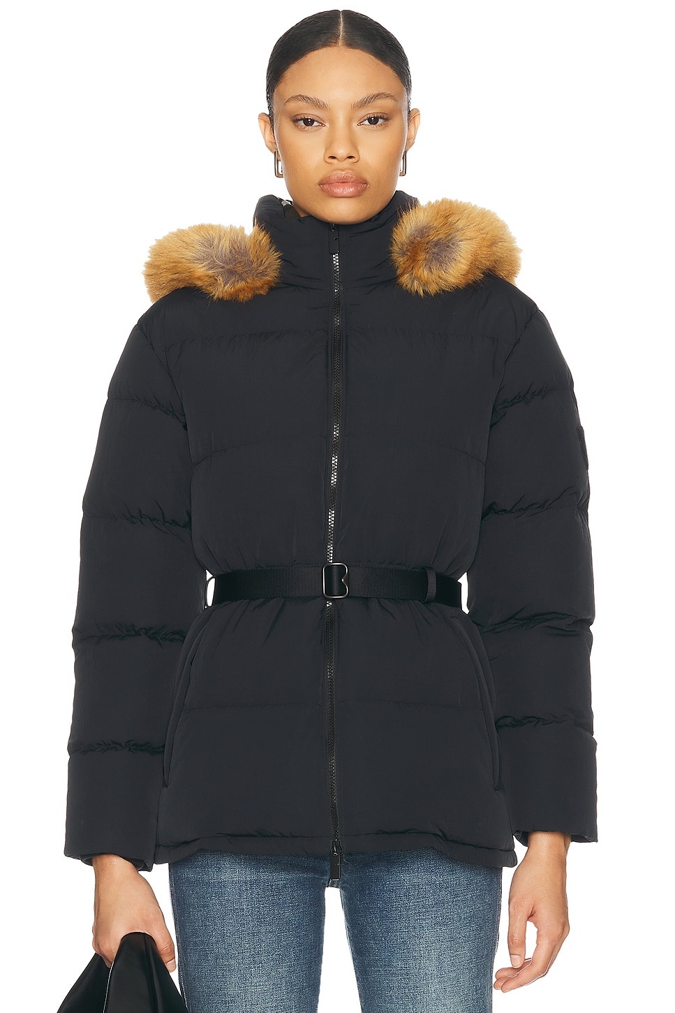 Short Waisted Down Parka - 1