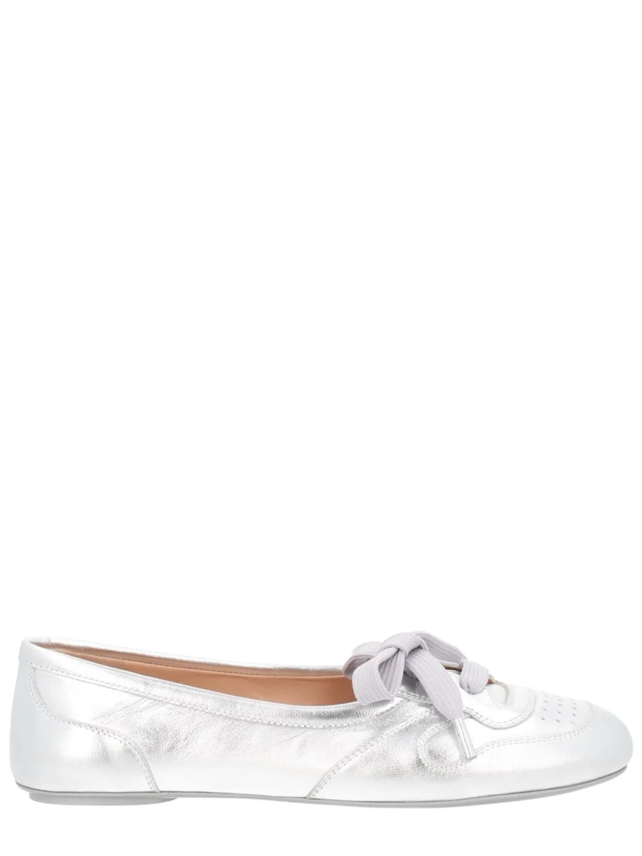 LEATHER "VAULT" BALLERINA - 1