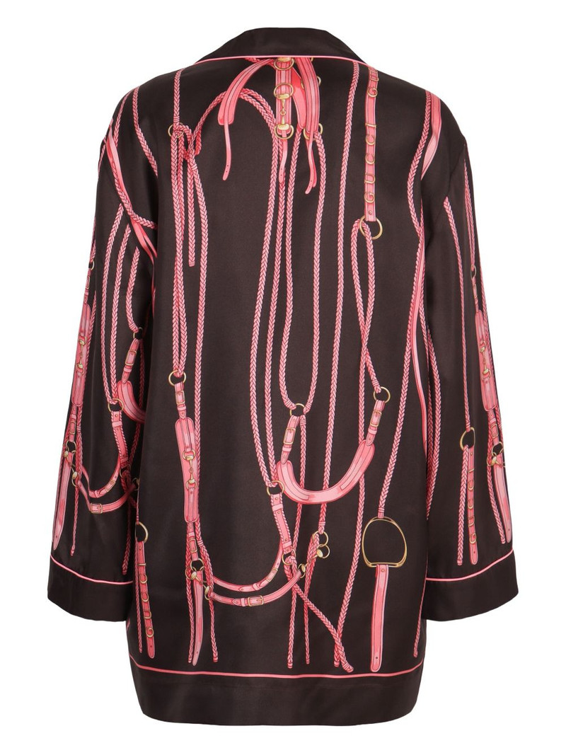 GUCCI jacquard pocket jacket outlook