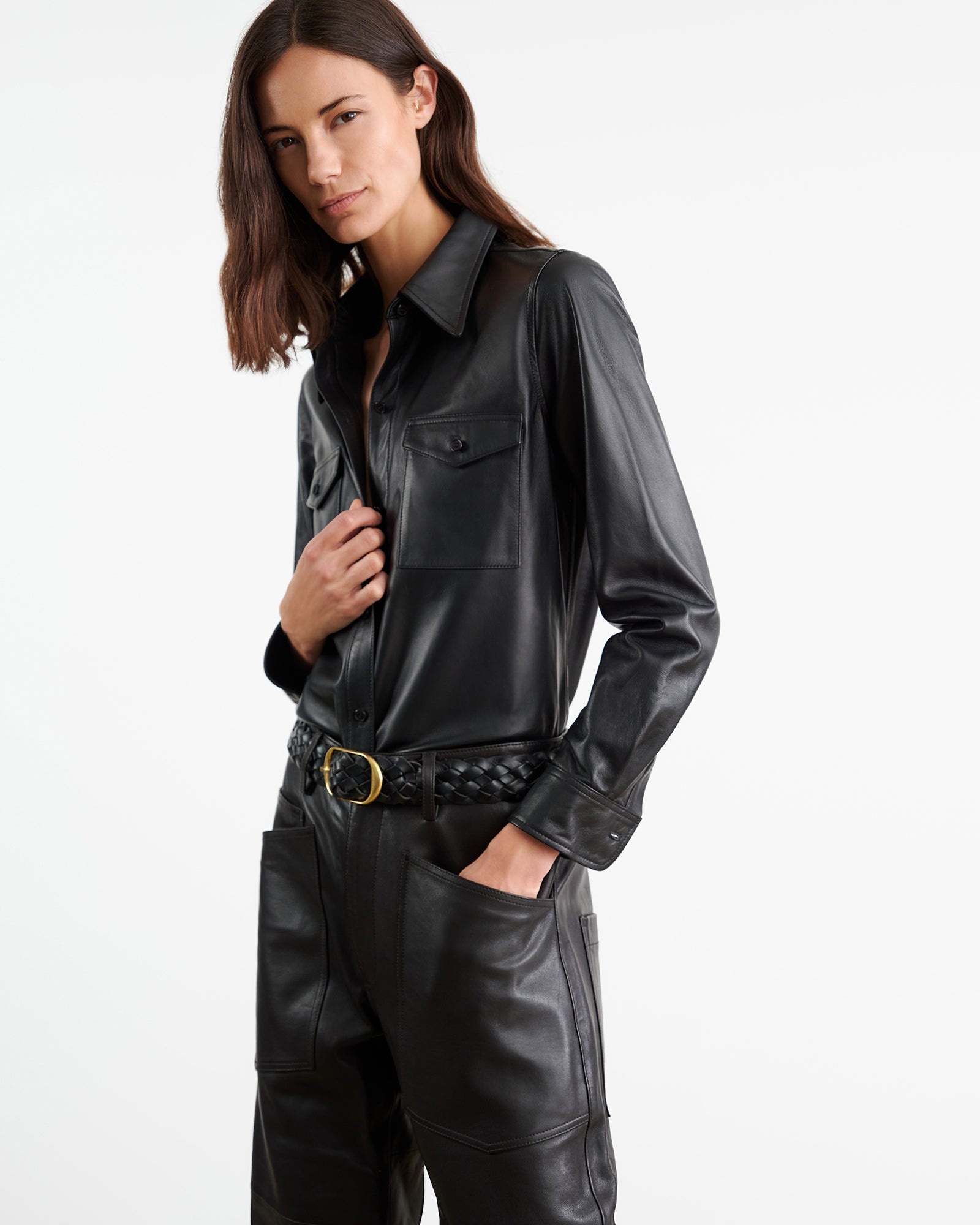 LIMITED EXCLUSIVE | AVA LEATHER SHIRT - 4