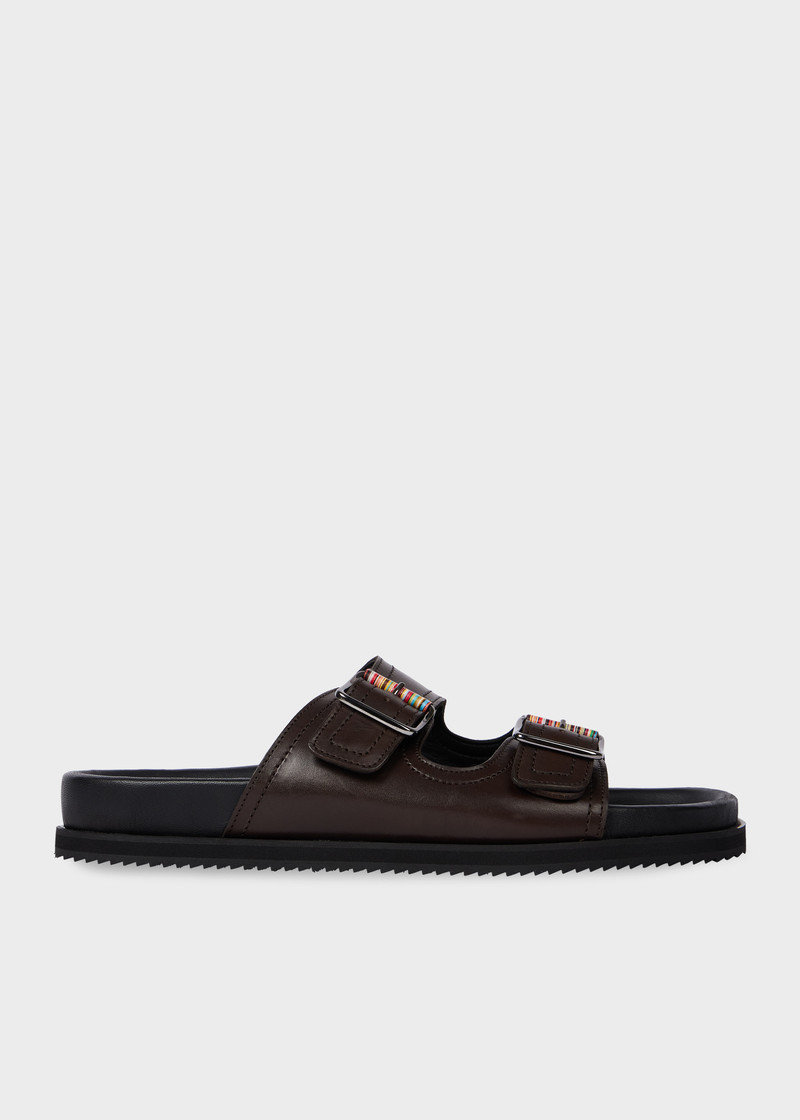 Dark Brown 'Malfa' Sandals 1