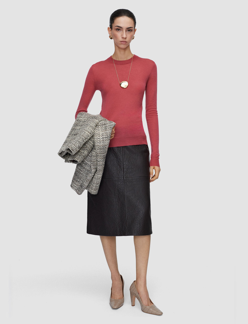 JOSEPH Cashair Round Neck Jumper outlook