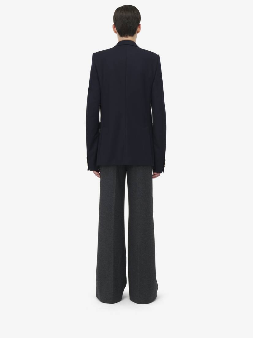 Single-breasted Tailored Jacket - 5