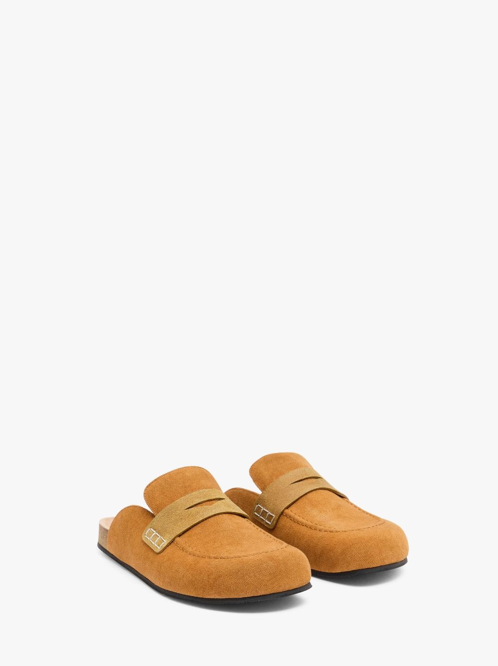 CANVAS LOAFER MULES - 2