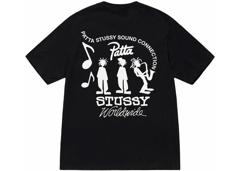 Stüssy Stussy x Patta Sound Connection Tee Black outlook