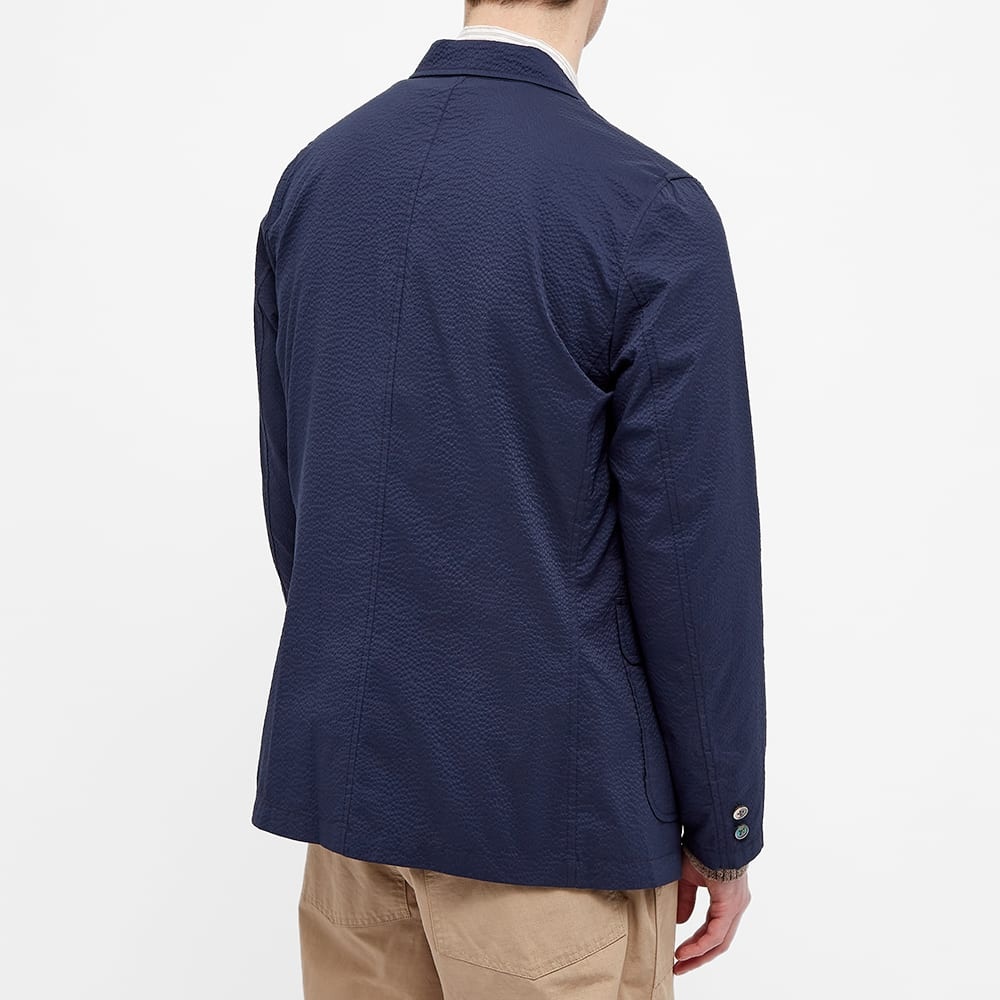 Beams Plus 3 Button Seersucker Blazer - 7