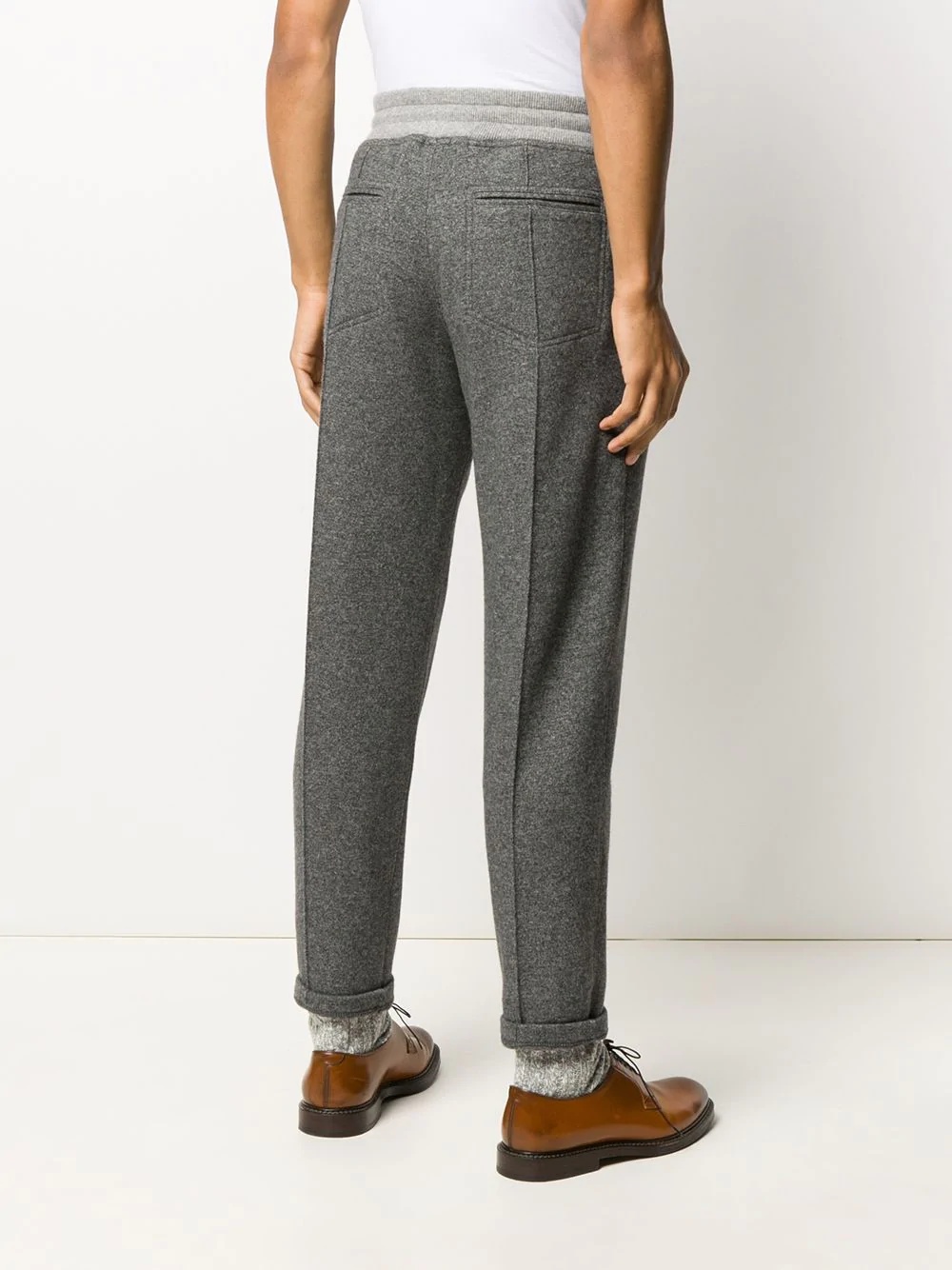 tapered track pants - 4