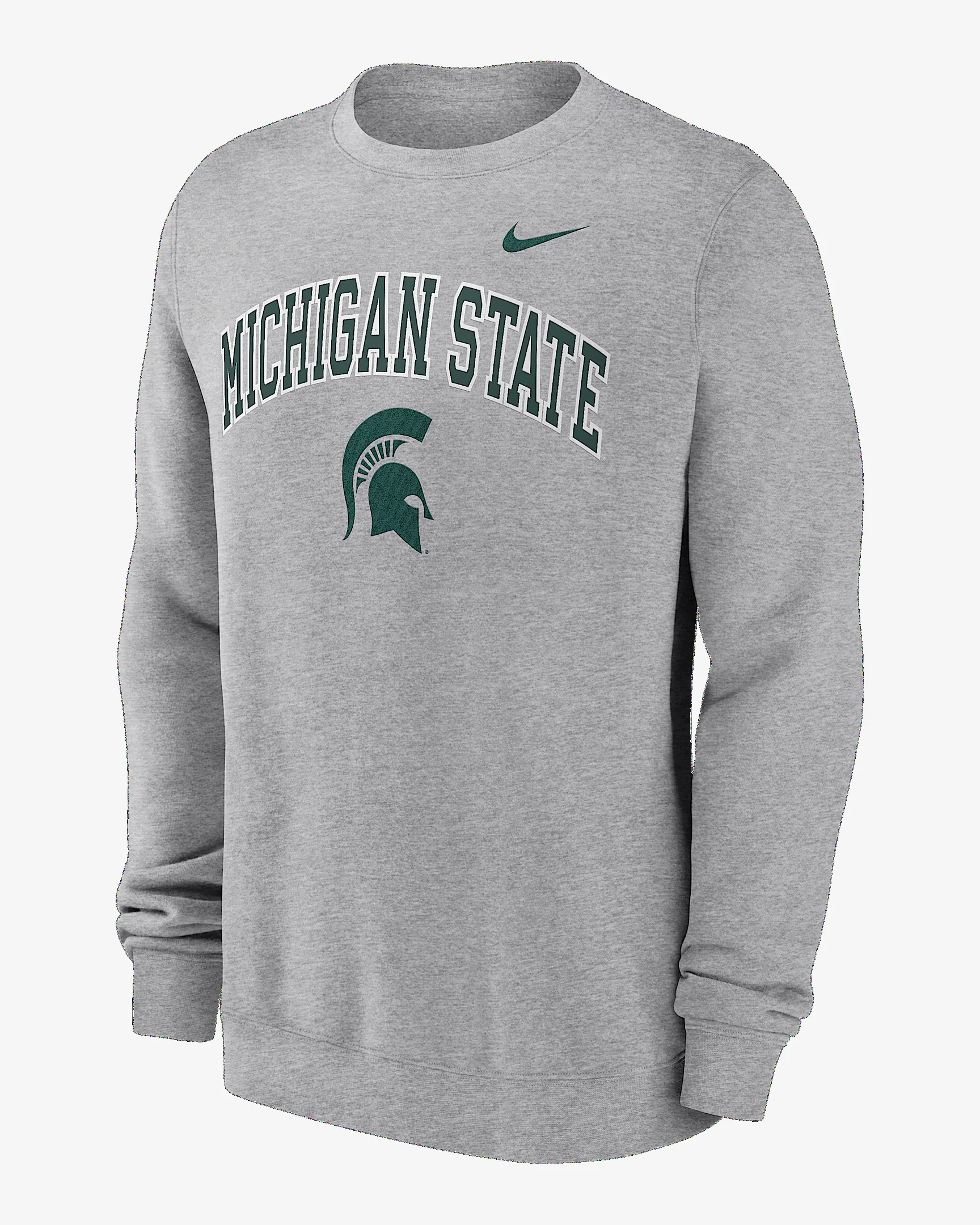 Michigan State Arch Men's Nike College Pullover Crew - 1